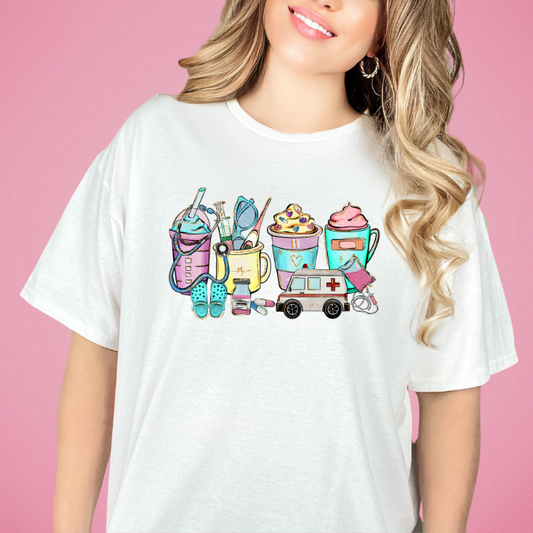 Camiseta de vida de enfermera