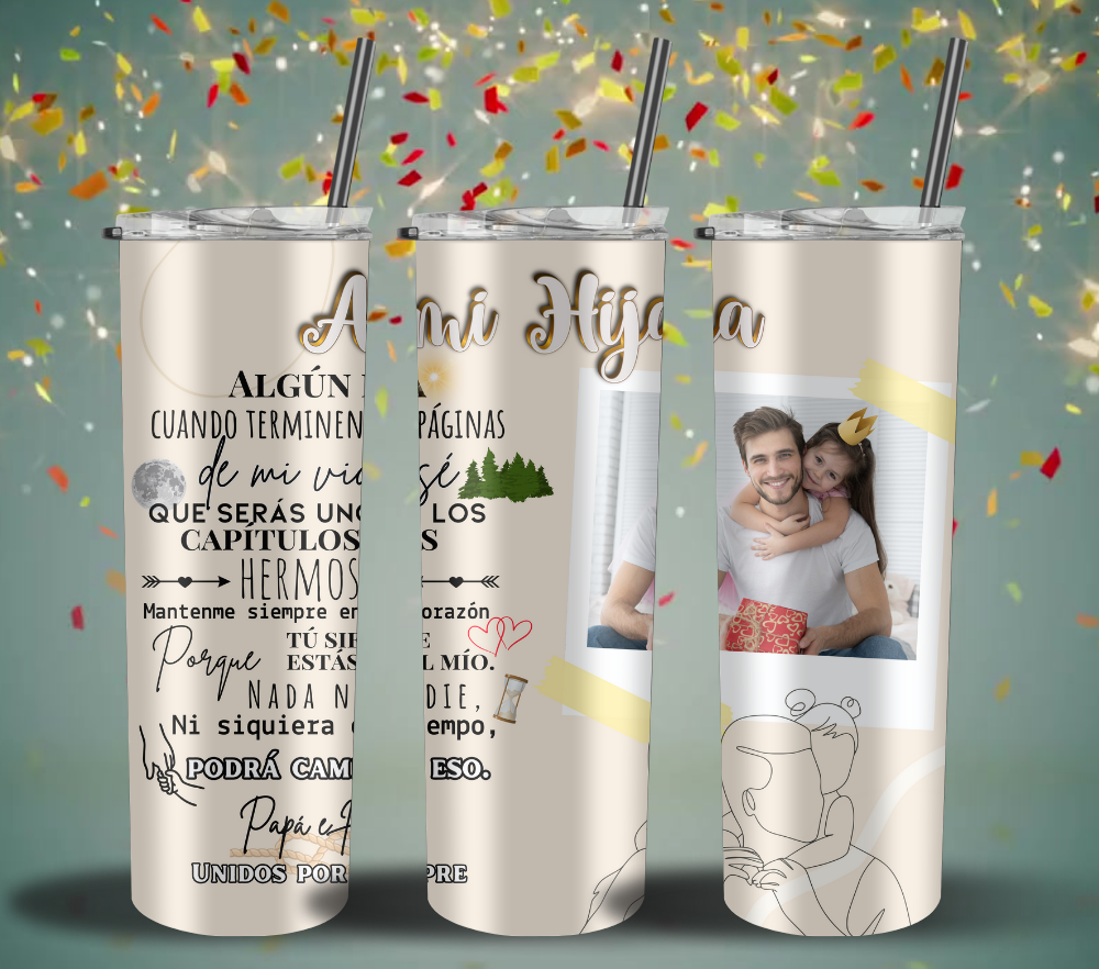 Tumbler Personalizable Para mi Hija