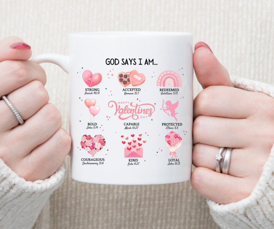 God Says I Am Ceramic Mug