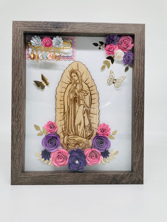 Virgencita Shadowbox 8 x 10