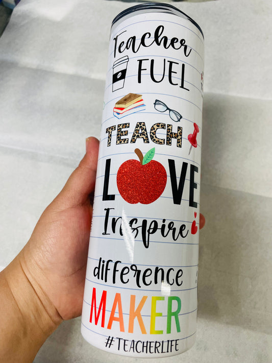 Teacher Fuel Tumbler