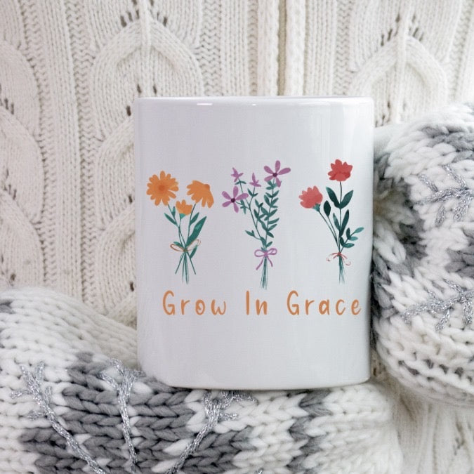 Taza de cerámica Crecer en gracia