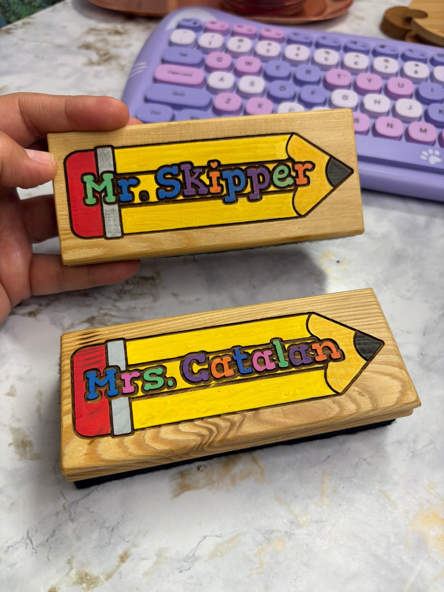 Personalized Teacher Whiteboard Eraser
