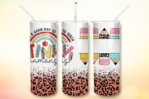 Personalized Rainbow Teacher Tumbler, Gift for School Teacher, Cheetah Print Tumbler Gift for Teacher