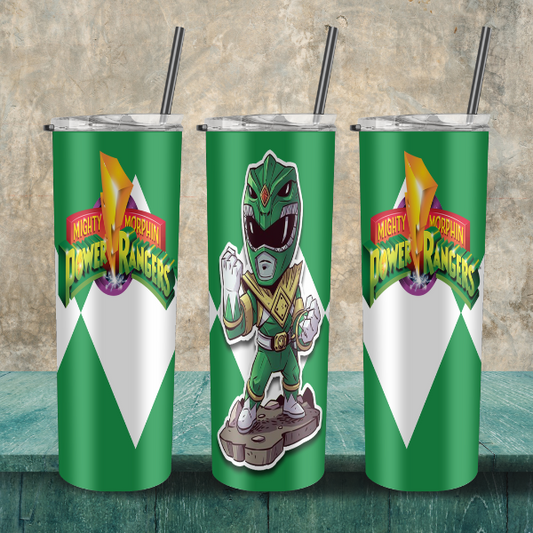 Green Power Rangers Tumbler