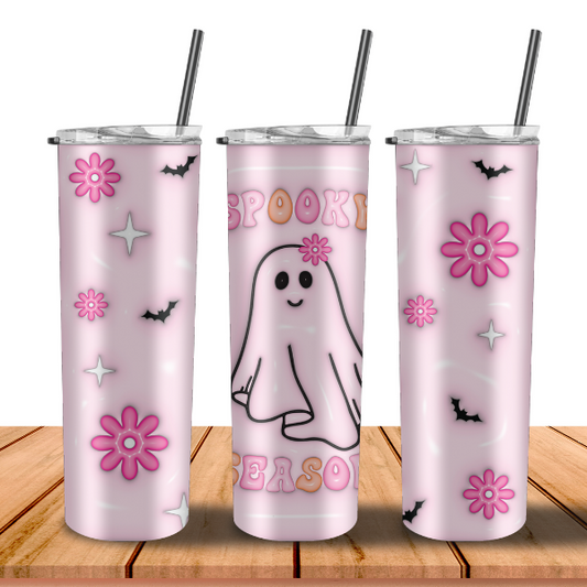 Pink Spooky  Tumbler