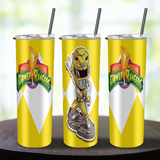 Yellow Power Rangers Tumbler