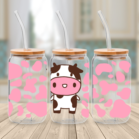 Kawaii Cow Libbey Wrap 16oz