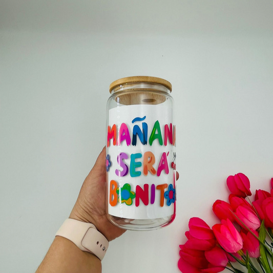 Mañana Será Bonito Libbey Can Glass 16 oz