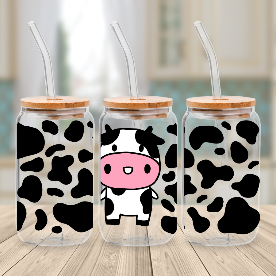 Kawaii Cow Libbey Wrap 16oz