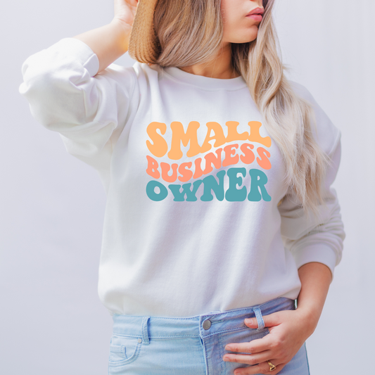 Small business owner crewneck