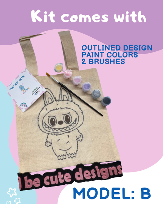 Paint Your Own Tote Bag Kit
