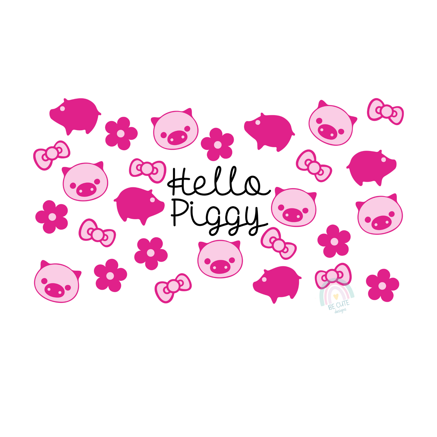Envoltura Hello Piggy Libbey 16 oz