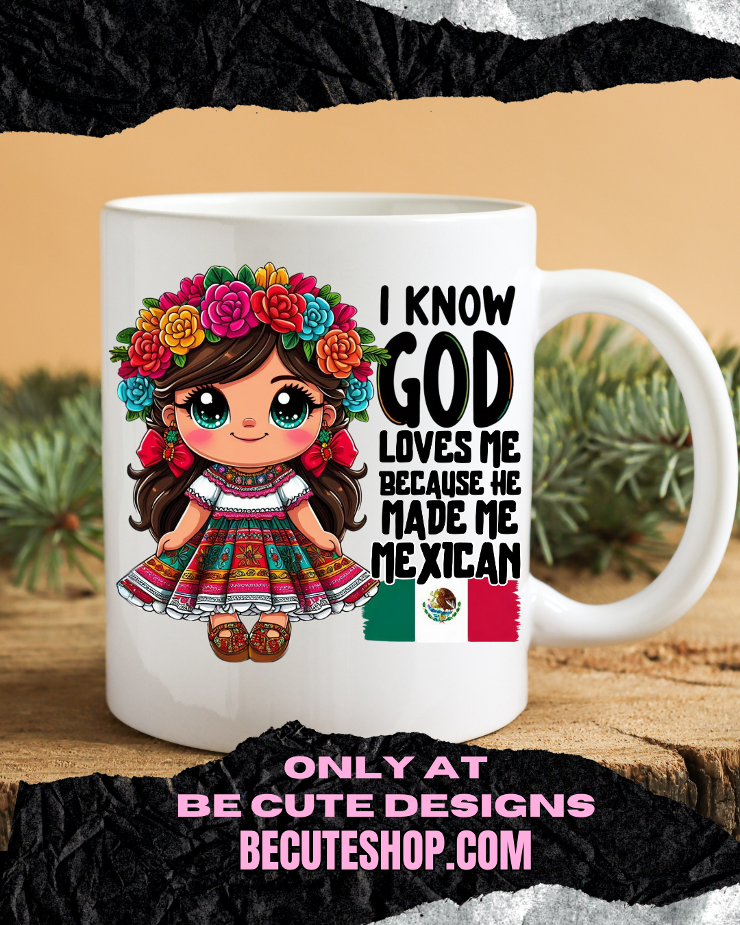 Mexican Girl Mug