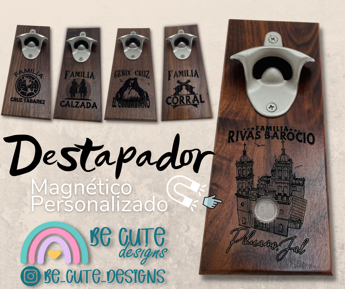 Personalized bottle opener