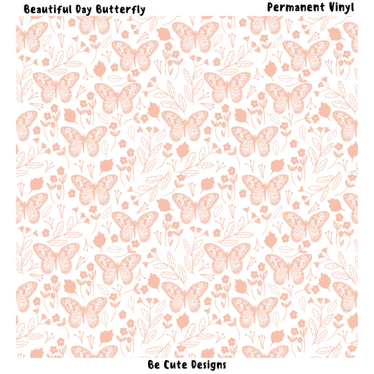 Beautiful Day Butterfly Patterned Vinyl