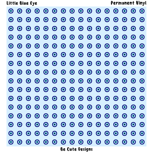 Little Blue Eye Patterned Vinyl